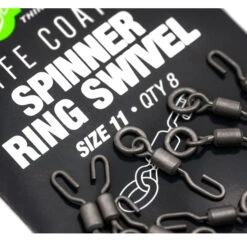 KORDA PTFE Coated Spinner Ring Swivel